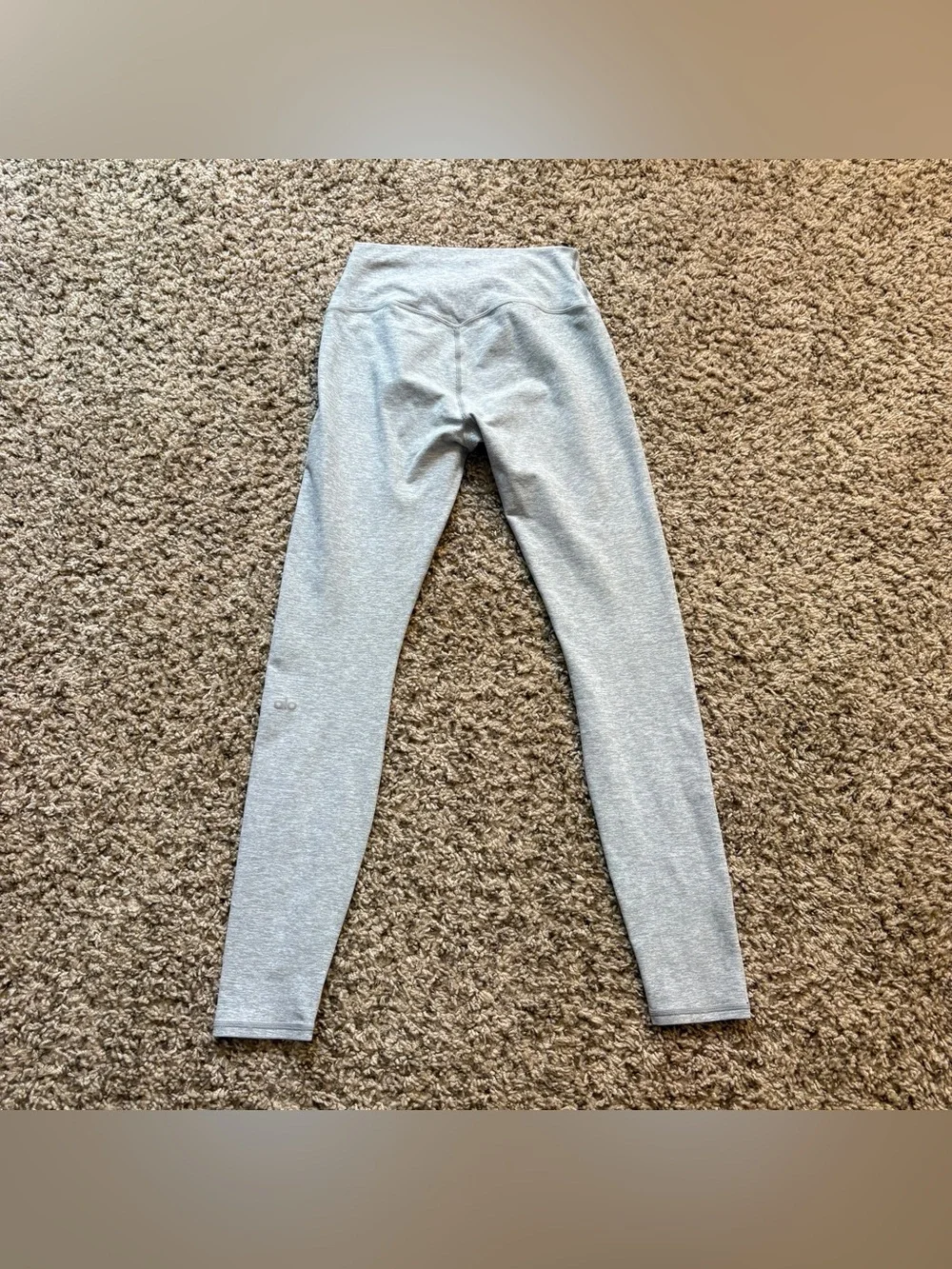 Alo Yoga Alosoft High Waist 7/8 Highlight Legging in Grey Size Women’s XS
